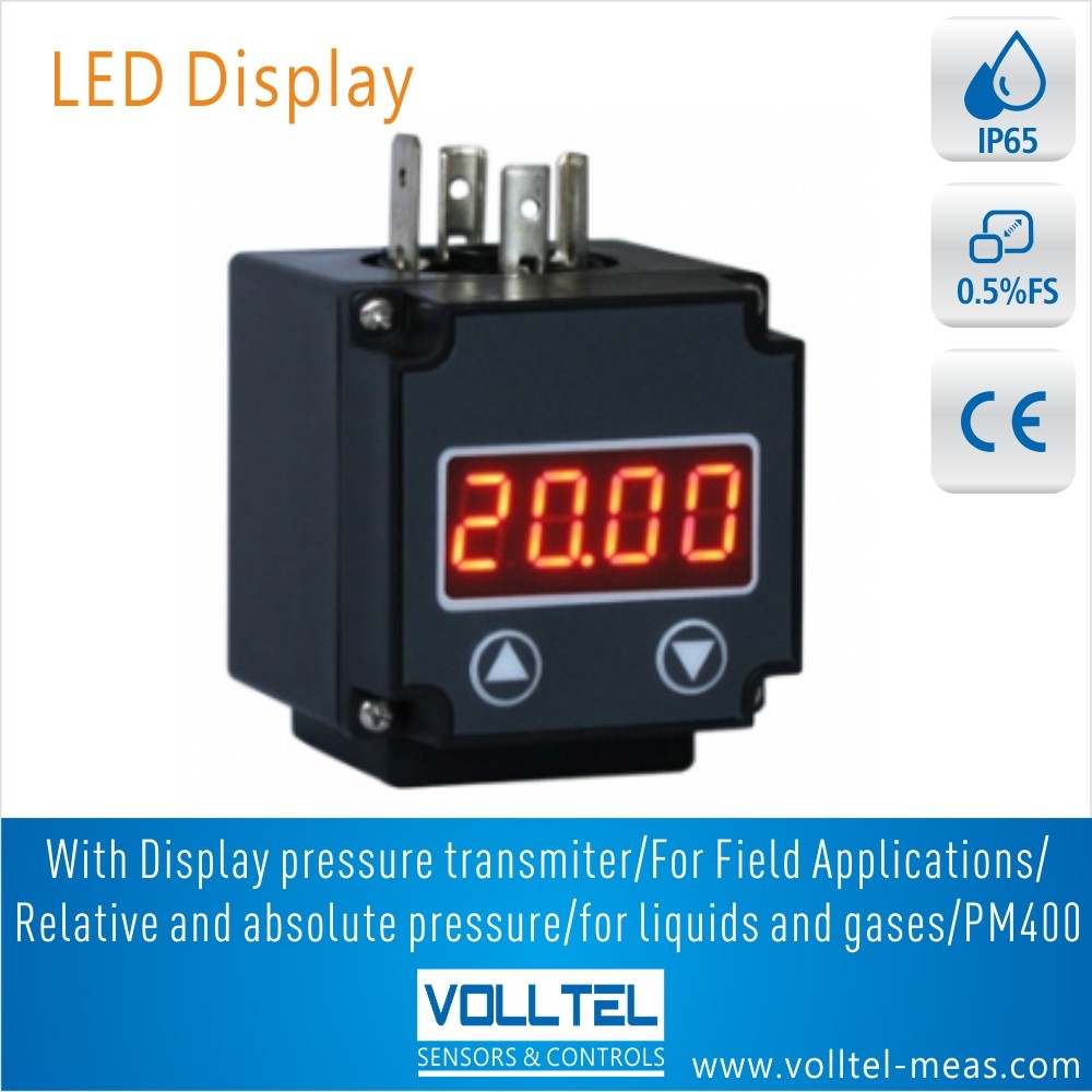 PM400 LCD LED Display pressure transmitter