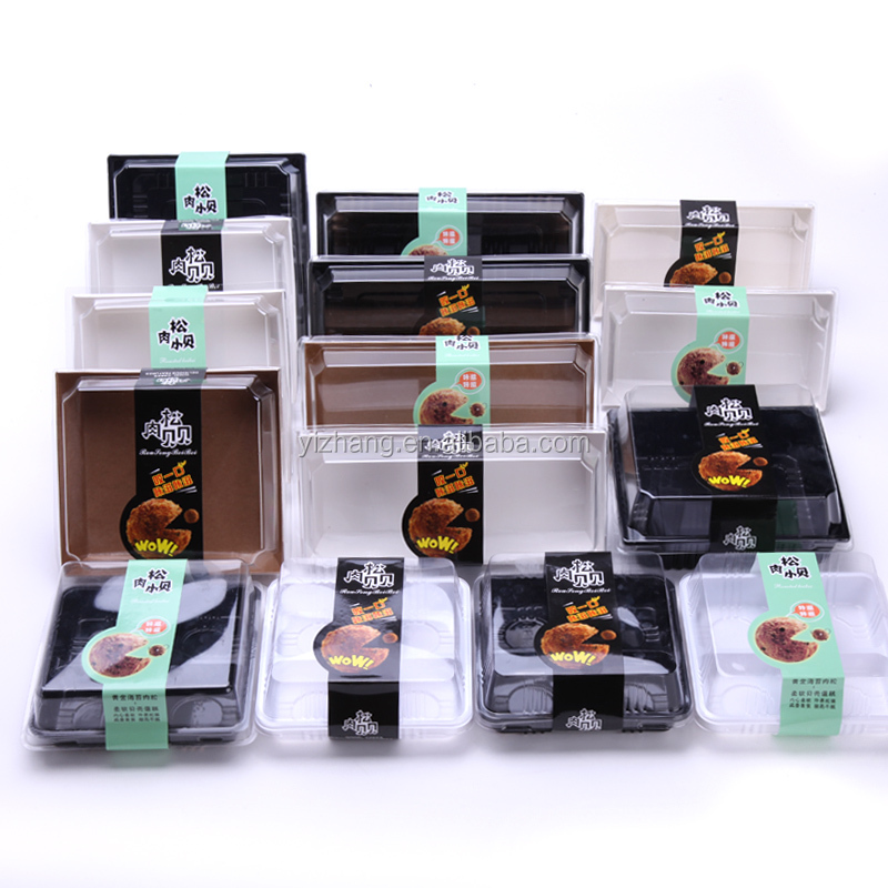Plastic Disposable Dessert Packaging Benji Mousse Pastry Cake Box
