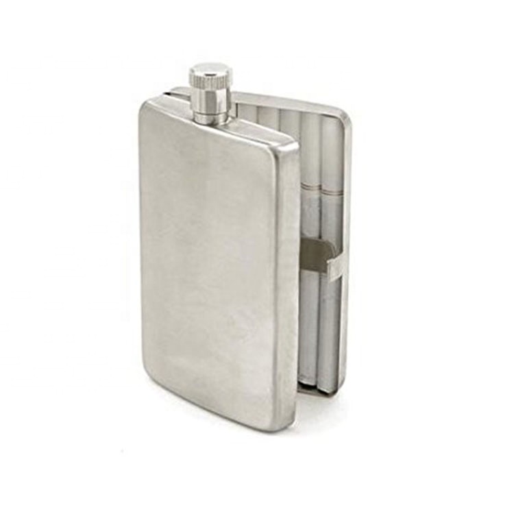 Индивидуальный мужской металлический алюминиевый тонкий Портсигар со встроенным