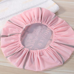 High-elastic hair cap reusable waterproof PVC bathing cap shower cap