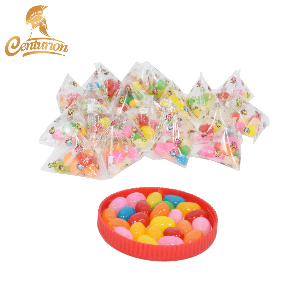 Triangle bag assorted flavours sweet bean jelly chewy candy