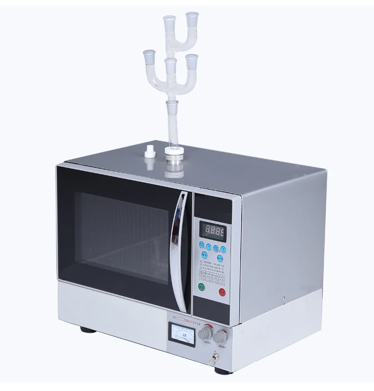 ラボ用マイクロ波化学反応炉 - 調整可能サイズ・1100W・5L容量