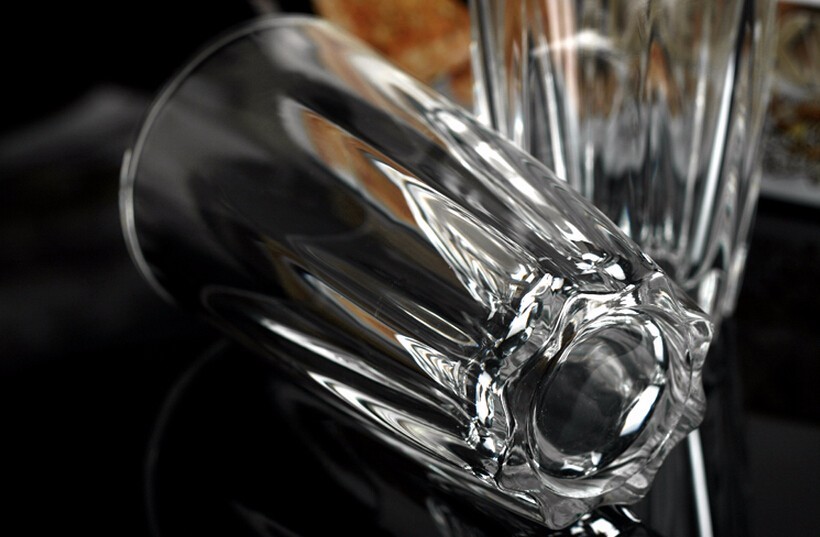 Round Milk Juice Glass Cup For Drink Water Drinking Glass Food Grade Material Transparent Whiskey Cup