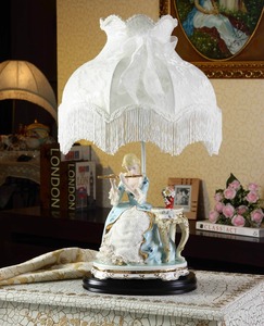 antique porcelain figurine table lamps