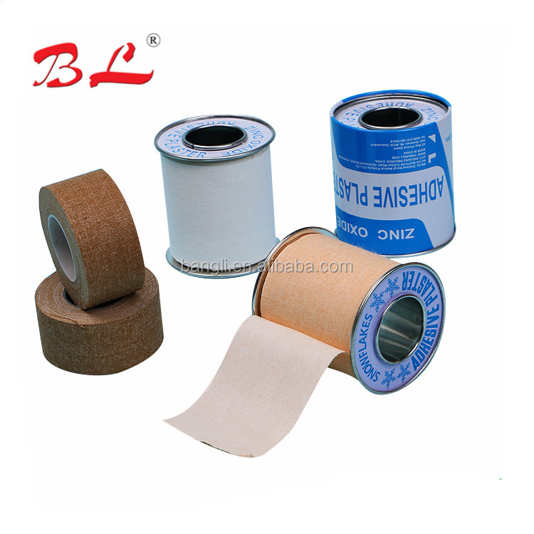 strong sticky surgical wound sport roll cotton elastic adhesive plaster zinc oxid medical tape