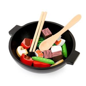wooden food for childrens kitchen