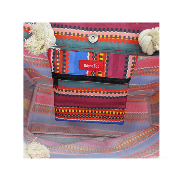 Asa de cuerda personalizada para bolso de mano de lona de algodón de 10 oz