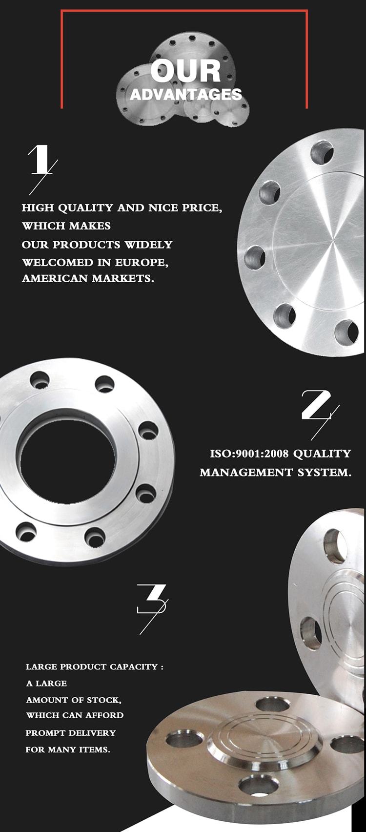 product-750-1704 carbon steel tapped flanges