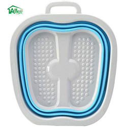 Portable Foot Soak Bath Spa Messager Foldable Plastic Basin Pot Tub foot bath basin