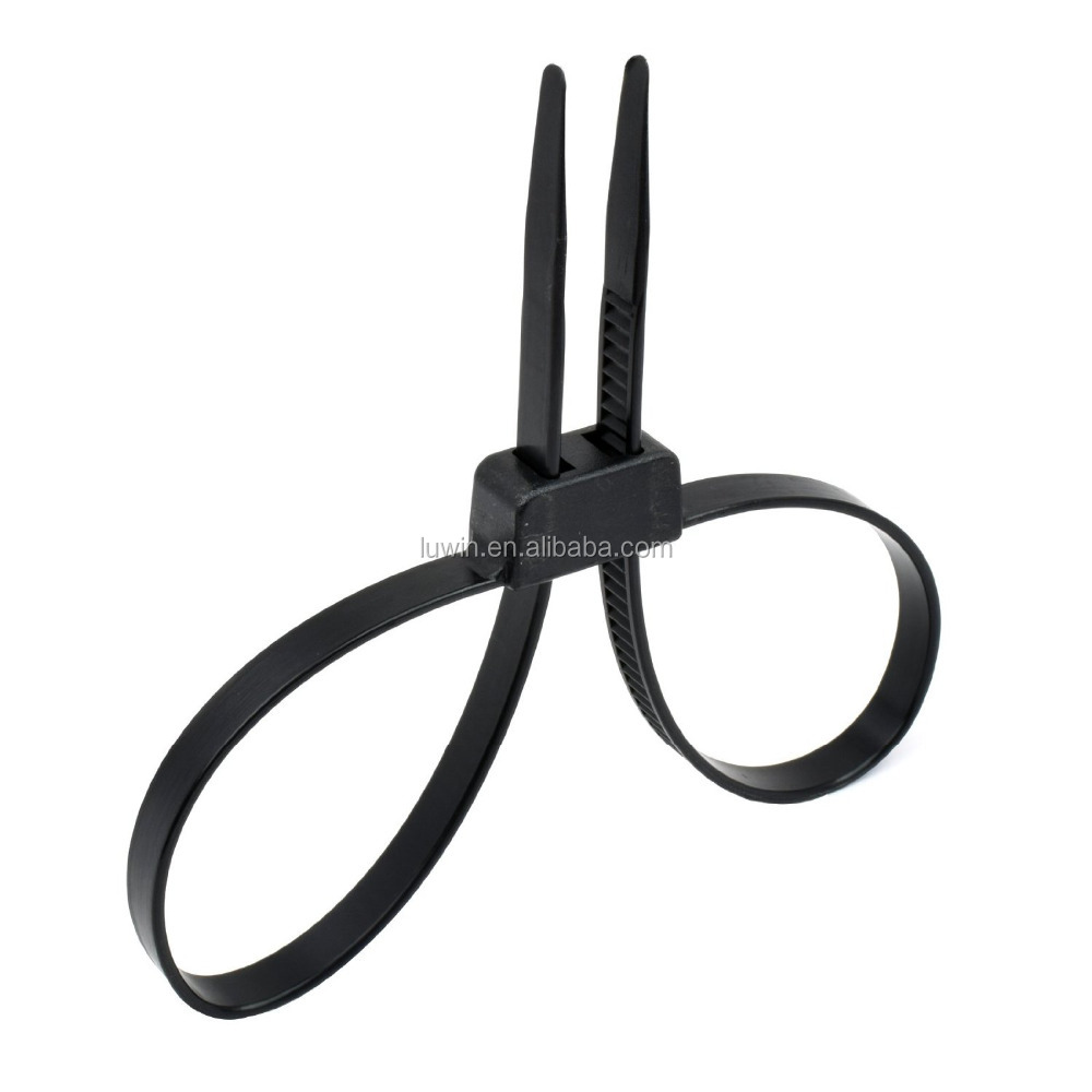 Лювин бесплатный образец дешевых экономичной цене с двойными колечками нейлоновые кабельные стяжки