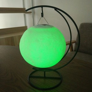 Unique Design Hanging Lights Remote & Touch Control 16 Colors RGB Luna 3D Printing LED Night Light