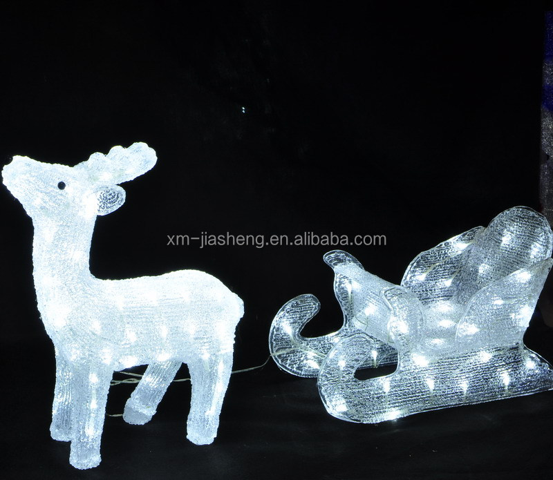 Уличный светодиодный светильник с 3D оленем для Рождества