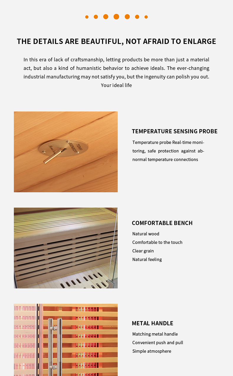 2 person full spectrum infrared sauna room