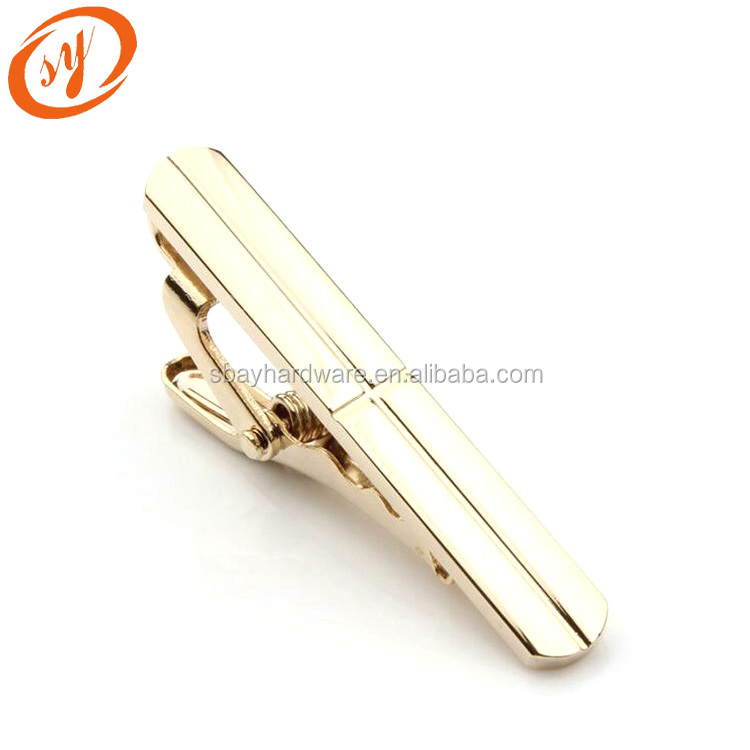 Liberty University-Brushed Metal Tie Clip-Gold
