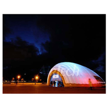 New design hard shell roof top tent lighting tent, inflatable big dome tent for party event