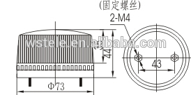LTE-5061 Strobe Warning Light LED Special Equipment Indicator