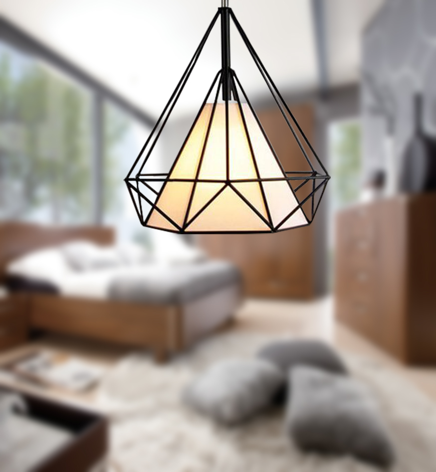 Vintage table LED lamp energy saving sample design light with lampshade NS-121119