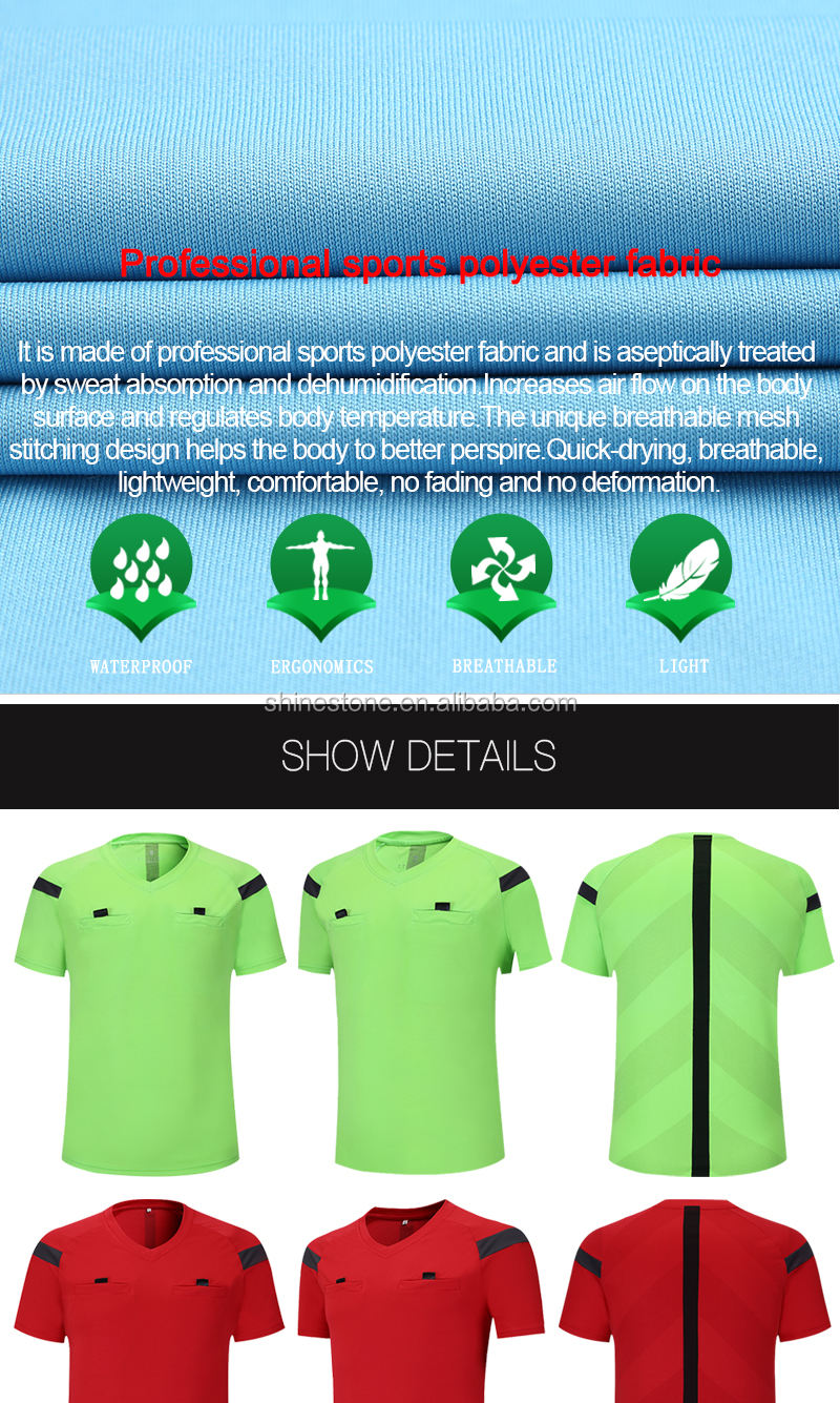 Shop Our 2024 Soccer Referee Shirt Collection Quick Dry