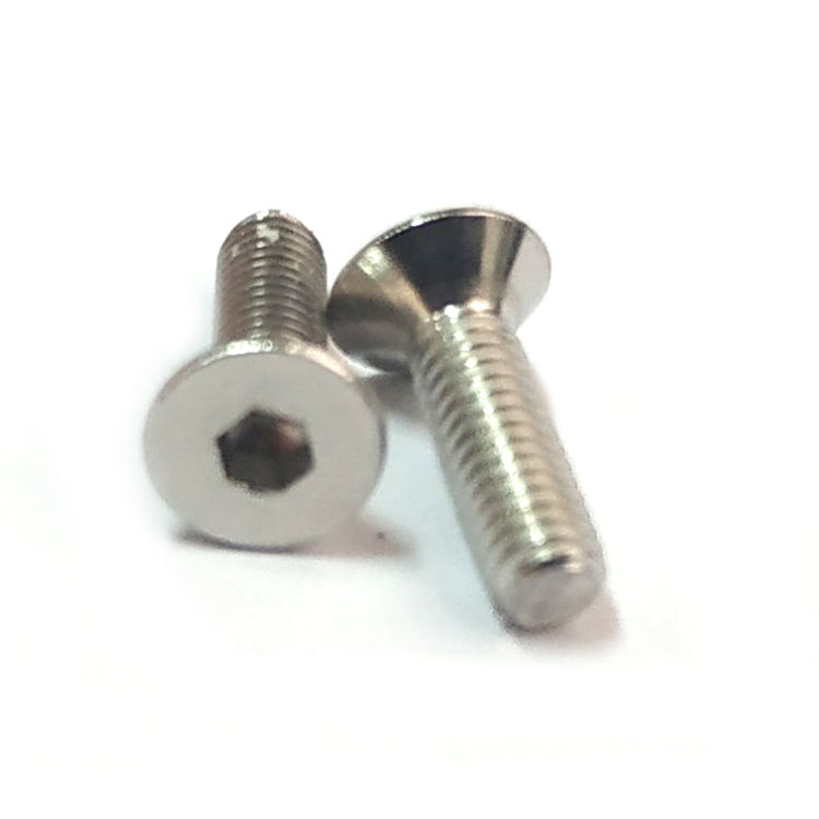 ORANXIN Avellanado Tornillo Allen M3 M4 Cabeza plana Pernos Allen 304 Acero inoxidable Copa plana Tornillo cabeza hexagonal Tornillos para metales Ferreter/ía