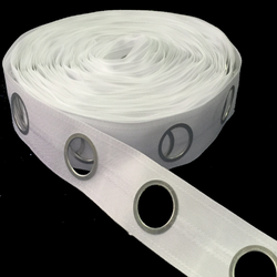 Custom eyelet curtain tape,eyelet curtain tape with rings