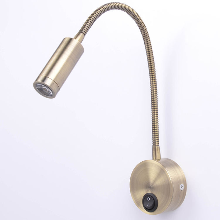 flexible gooseneck wall light