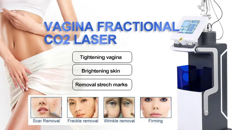 40w Koreja strije uklanjanje vaginalnog zatezanja lice liječenje ožiljaka od akni fractional co2 fraccionado laser stroj za kožu