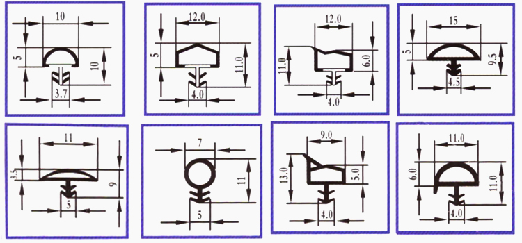 Eco-friendly waterproof window seal silicone strip door edge protection