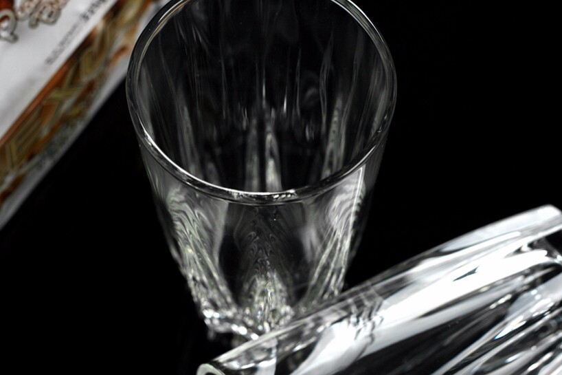 Round Milk Juice Glass Cup For Drink Water Drinking Glass Food Grade Material Transparent Whiskey Cup