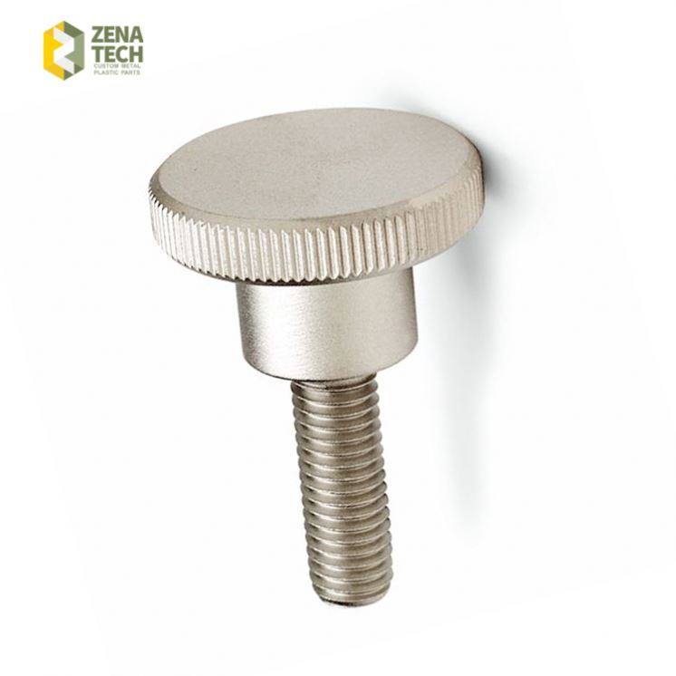 Zinc Plated M3*4.5//6//8//10//12//14 Thumb Screws Phillips Knurled Head Nickel