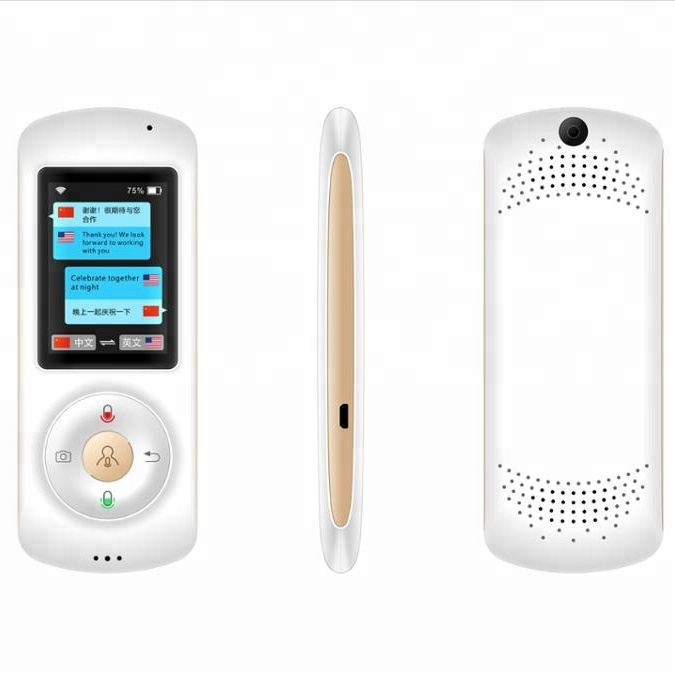 2018 Perfect Translator With 28 Languages Nuance Speech Engine Android 5.1 OS 2.4 inch Translated Machine W888