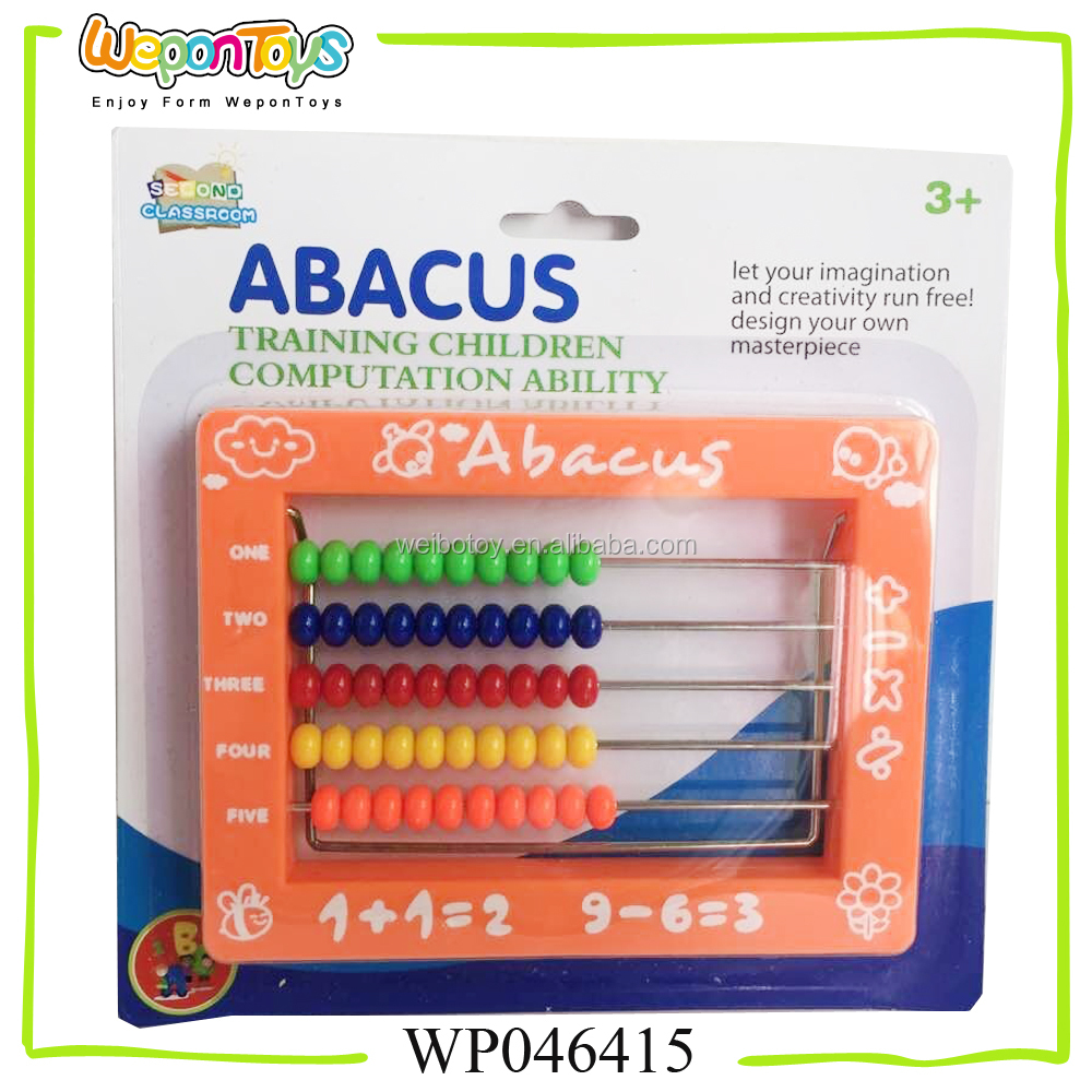 Обучающие Детские Мини-abacus пластиковые для обучения математике Обучающие игрушки abacus