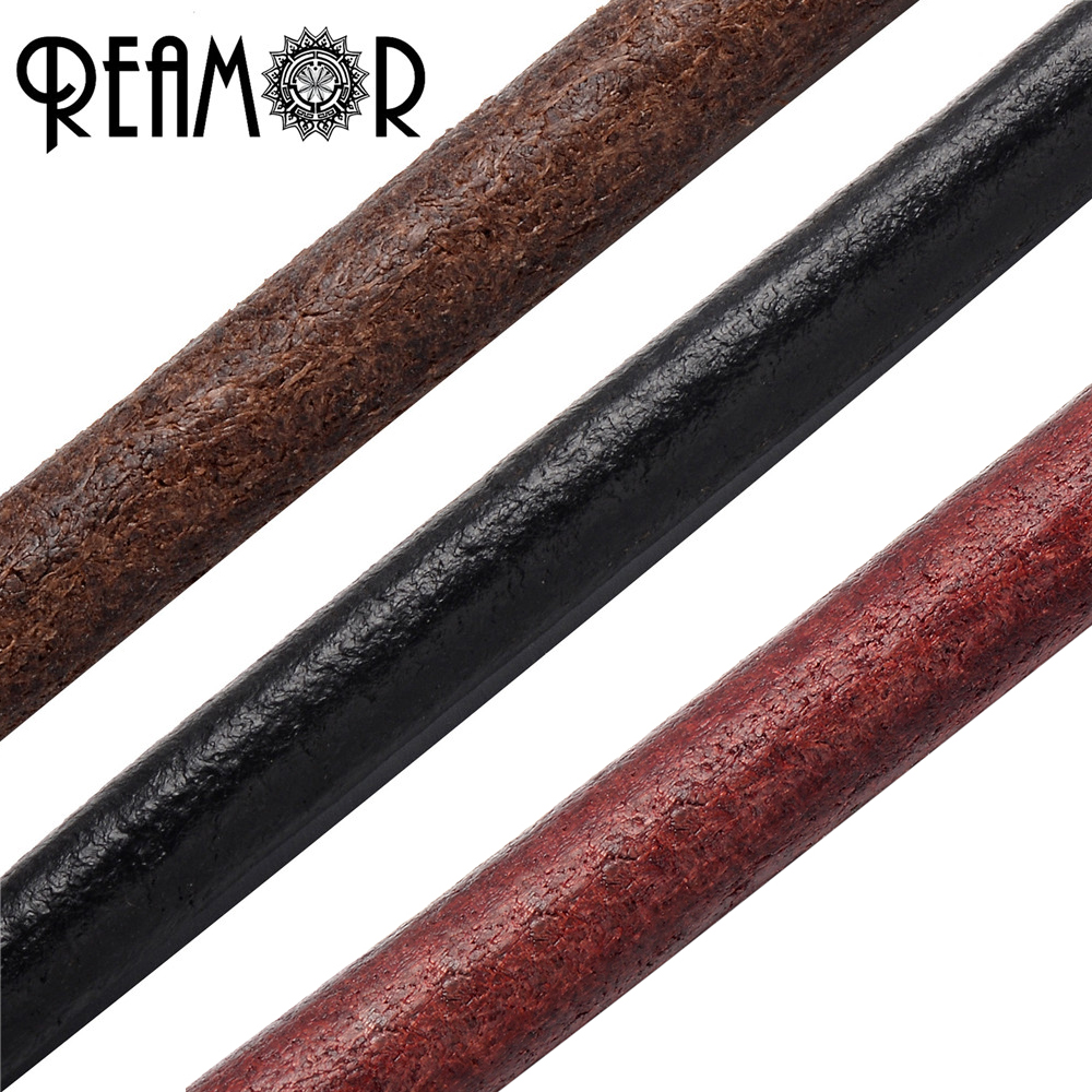 Leather Cord Round 1.00mm 10m Black