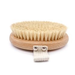 Hot-selling New Products High-quality wood  Natural sisal bristle  Dry skin bath brush