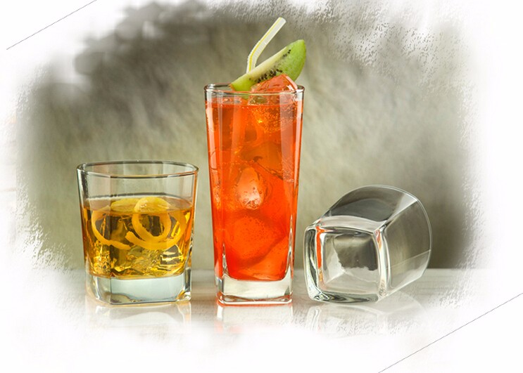 Wholesale whiskey glass cup drinking glass cup water cup