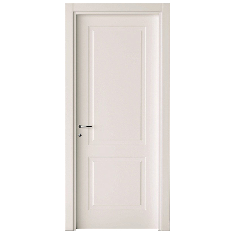 American Apartment Room Prehung Modern Designs Slab White Wooden MDF Interior Doors