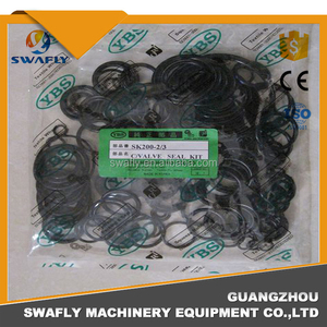 Kobelco Excavator SK200-2 SK200-3 Rubber Control Valve Hydraulic Seal Kit