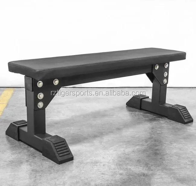 Gym crossfit training equipment flat bench without beam