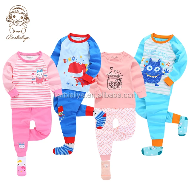 Детская ночная рубашка v-PJS, пижама, детская одежда для сна