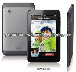 7 inches 3G + Bluetooth + GPS + Dual core