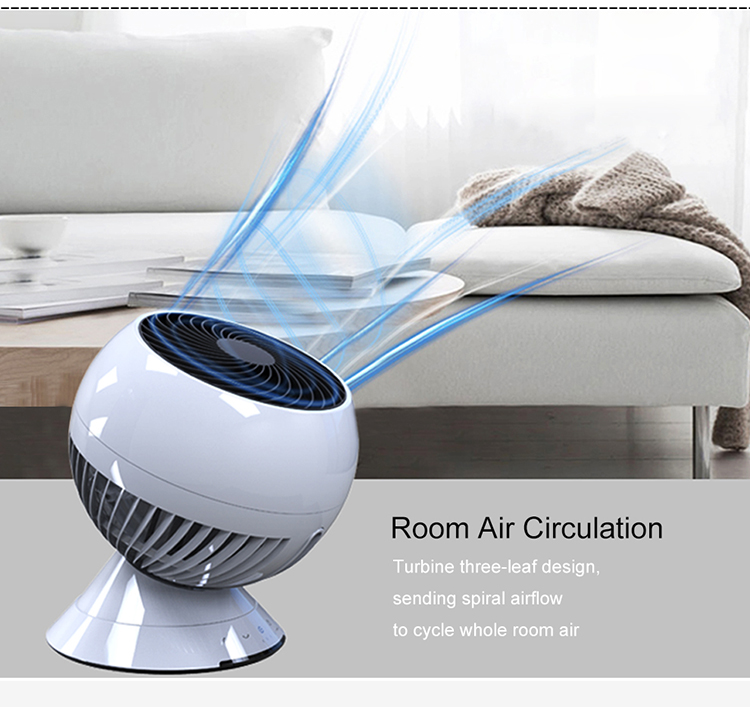 air circulator plastic brushless desk  12v dc electric table mini cooler fan