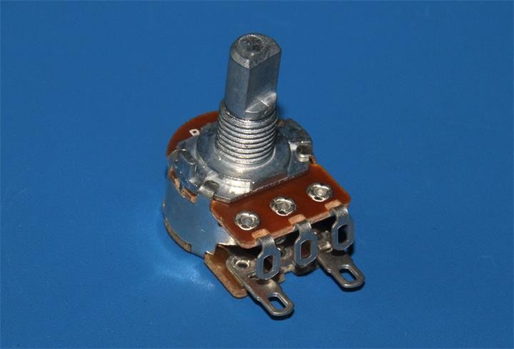 带旋转开关选项的hw-16ksp金属轴衬套旋转电位器