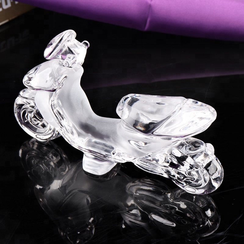 Хрустальное стекло 3D модель мотоцикла здание для бизнеса офисное украшение