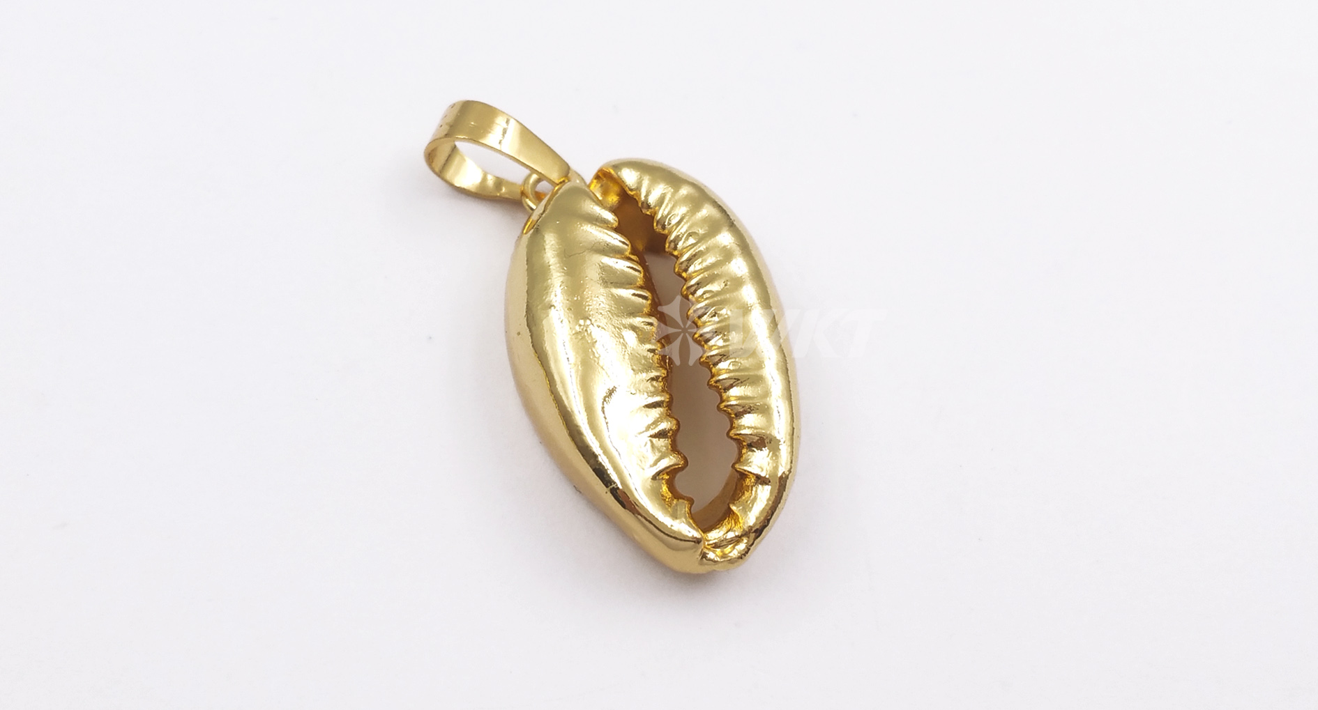 全镀金贝壳贝壳单环吊坠,海贝壳贝壳吊坠 wt-p370 - buy cowrie shell