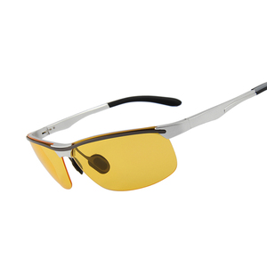 Sun shades Aluminum magnesium sun glasses Driving night vision sports sunglasses