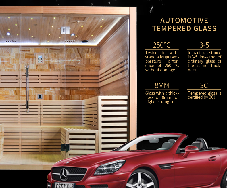 4 person Salt bricks traditional steam sauna room for sell