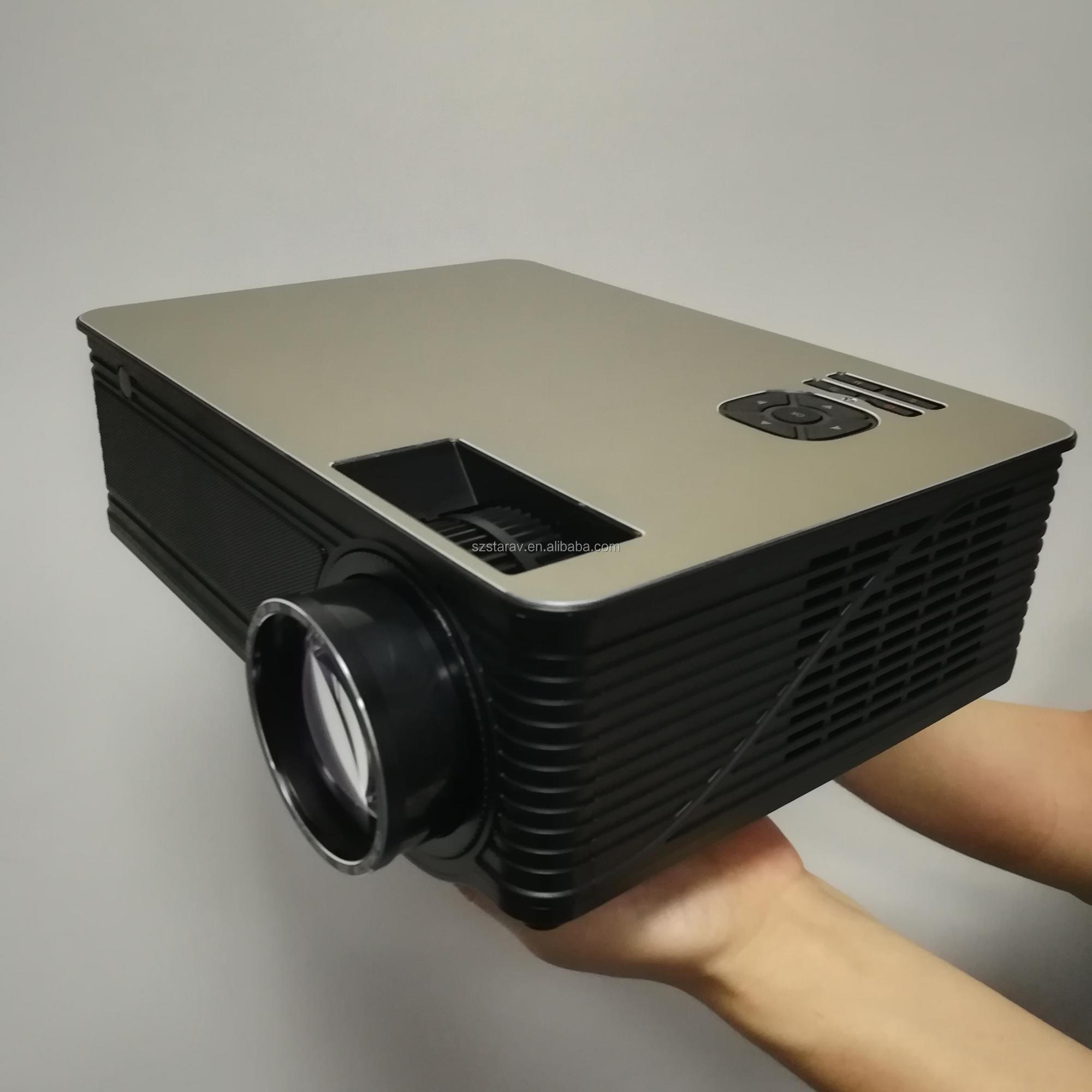 M5 ЖК-проектор с разрешением Full HD Смарт-проектор с большим количеством люменов ЖК-проектор Android Bluetooth Wifi 1280*768 P Разрешение