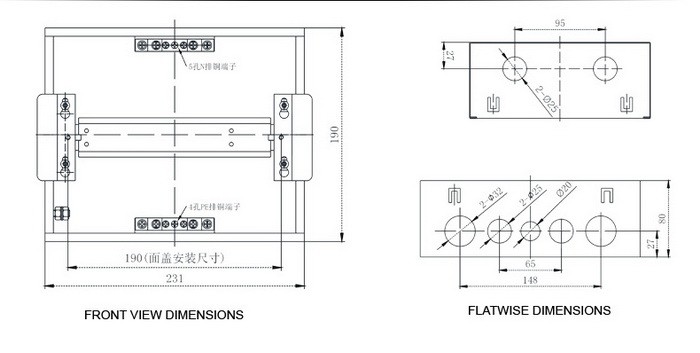 Mcb Distribution Box Equipment Electrical Power Distribution Panel Box Flush Mounted Non-transparent Low Voltage IP 30 GNB 1009