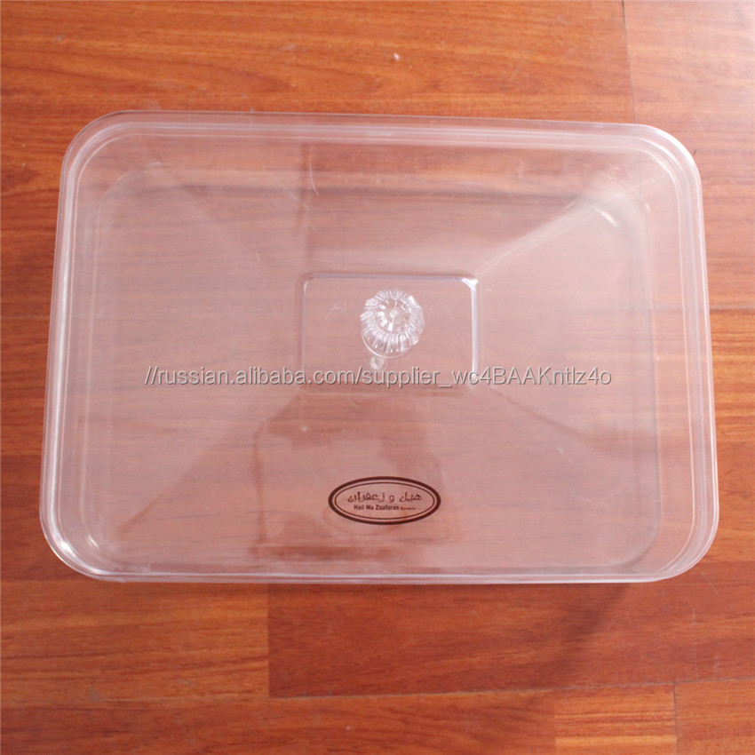2017 Бесплатный Образец Прозрачный Пластиковый cake box PS Transparen Печенье коробка четкую прямоугольную cake box