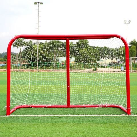 intop便宜的价格紫外线稳定的曲棍球球门网与框架