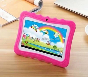 7 inch kids drawing tablet PC for Children with Free Silicon Bracket Case